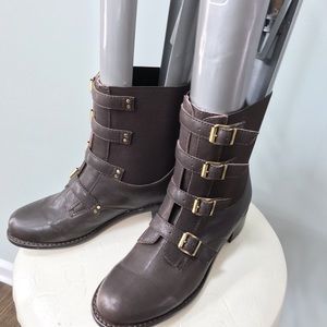 Taryn Rose New leather ankle boots - brown size 6